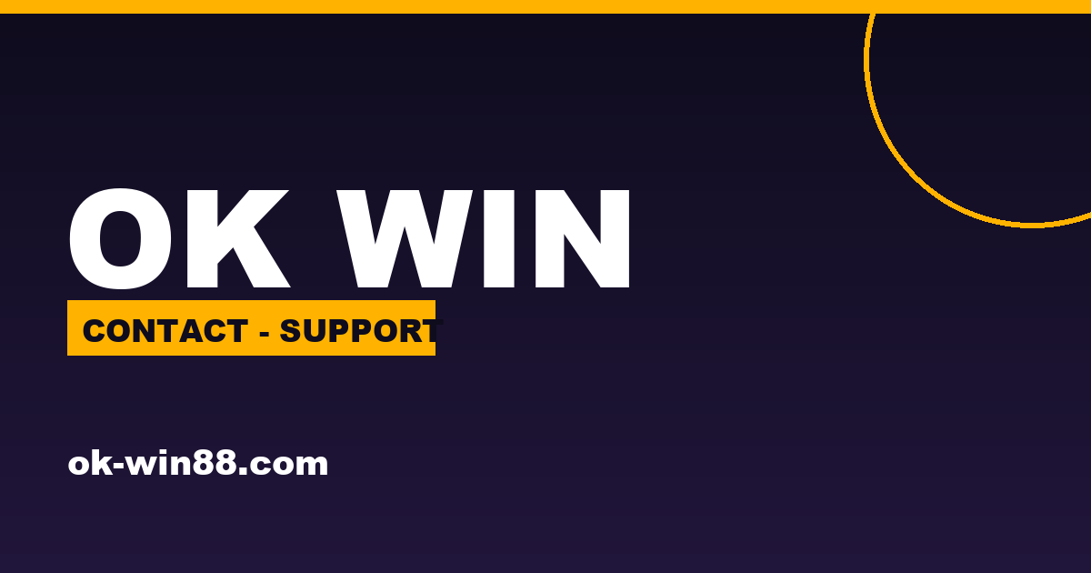 Contact OK Win - support and help